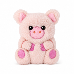 FOFOS Floppy Crinkle Pig Catnip Cat Toy for Cats