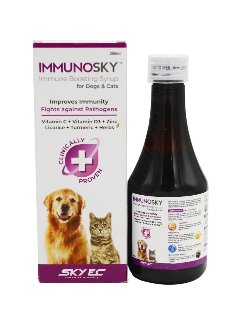 Skyec ImmunoSky – Immune Boosting Syrup for Dogs & Cats