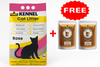 Kennel White Ball-Shaped Cat Litter 5kg + Free Twin Pack of Kennel Chicken Gravy Cat Pouches 80g