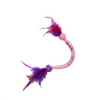 Kennel Cat Tube Stretch Mesh Feather Bell