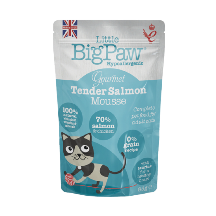 Little Big Paw Gourmet Atlantic Salmon Mousse Cat Pouch