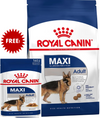Royal Canin Maxi Adult Dog Dry Food 4kg With Free 140 g  Maxi Adult Dog Gravy Salsa Pouch