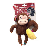 The GigWi Plush Friendz Crinkly Dog Toy With Squeaker