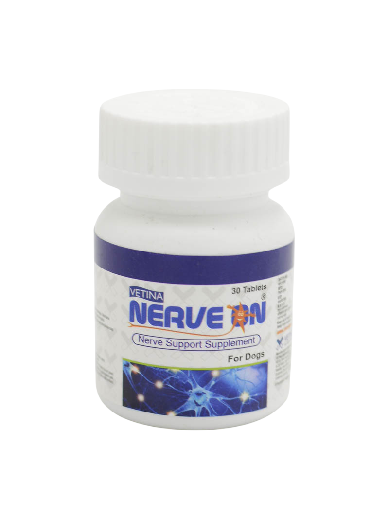 Vetina Nerveon Nerve Support Supplement Tablets for Dogs