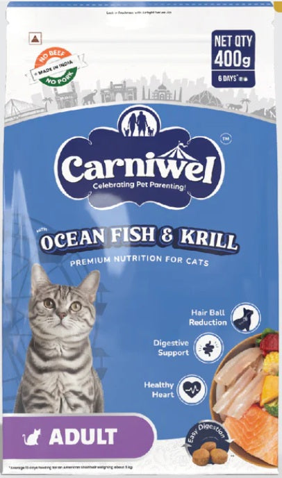 Carniwel Ocean Fish & Krill Adult Cat Dry Food