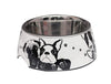 Smarty Pet Melamine Designed Printed Stainless Steel Non-Skid Rubber Bottom Bowl (Multi Print)