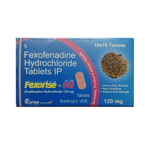 Corise Fexorise-OD 120mg Tablets For Dog