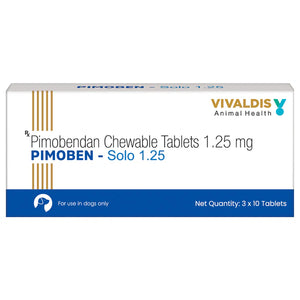 Vivaldis Pimoben-Solo 1.25mg Tablets For Dogs