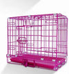 Smarty Pet Premium Metallic Folding Design Dog Crate (Color May Vary)