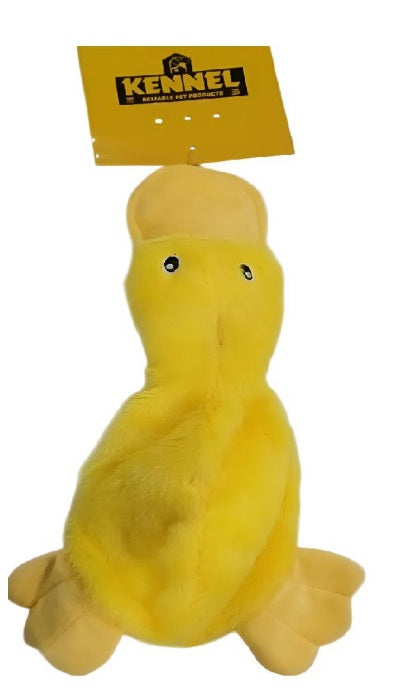Kennel Duck Plush Dog Toy - Yellow
