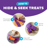 Outward Hound Silly Legz Giraffe Plush Dog Toy - Purple