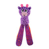 Outward Hound Silly Legz Giraffe Plush Dog Toy - Purple
