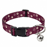 Kennel Printed Puppy & Cat Collar - Purple Paws
