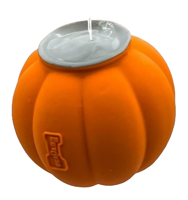 EE Toys Natural Latex Rubber Squeaky Dog Toy - Pumpkin Design