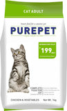 Purepet Chicken & Vegetable Cat Dry Food