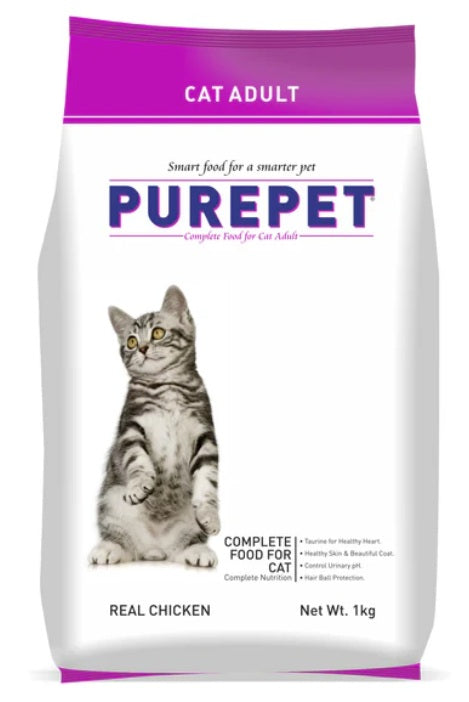 Purepet Real Chicken Adult Cat Dry Food