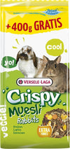 Versele-Laga Crispy Muesli Rabbit Food – Extra Fibres (+400g Gratis)