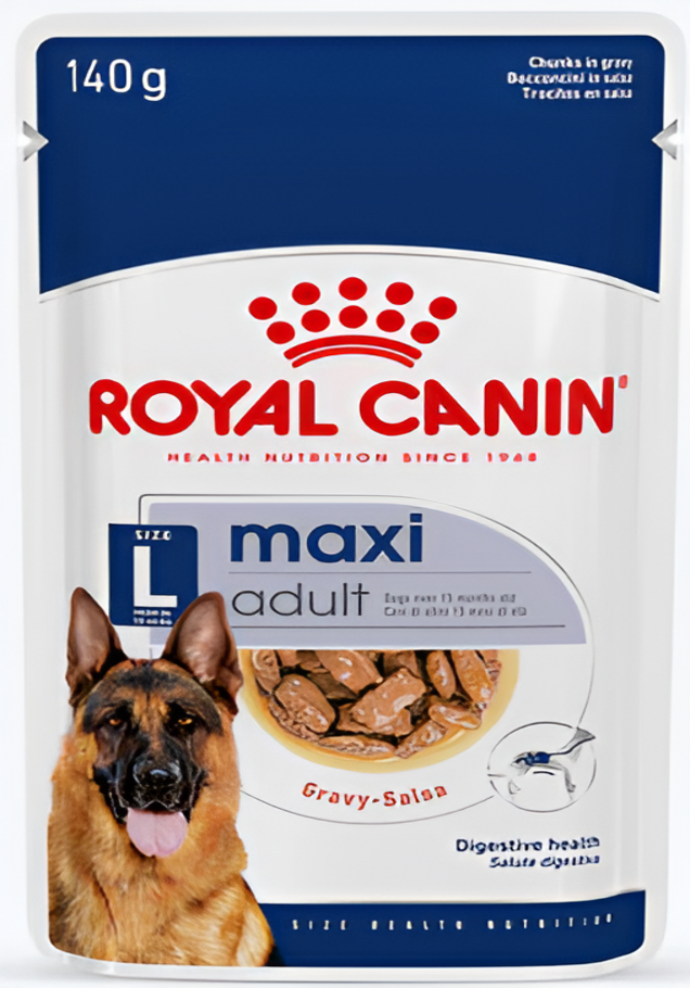 Royal Canin Maxi Adult Dog Gravy Salsa Pouch