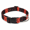 Kennel Printed Collar – Red Black Memes