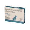 Canicon: Relief Pro 50 - Carprofen & Serratiopeptidase Chewable Tablets for Dog