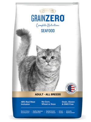 Signature Grainzero Adult All Breed Seafood Cat Dry Food