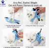 A+a Pets Feather Weight Harness & Leash Set For Cat & Small Dogs