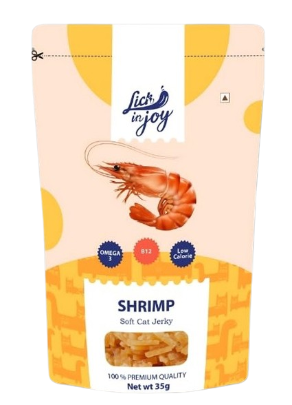 Lick in Joy : Shrimp Soft Cat Jerky Treats