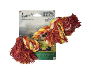 Smarty Pet Rope Toy Single String With Spiral Rollar
