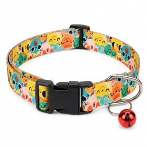Kennel Printed Puppy & Cat Collar - Smily Kitty