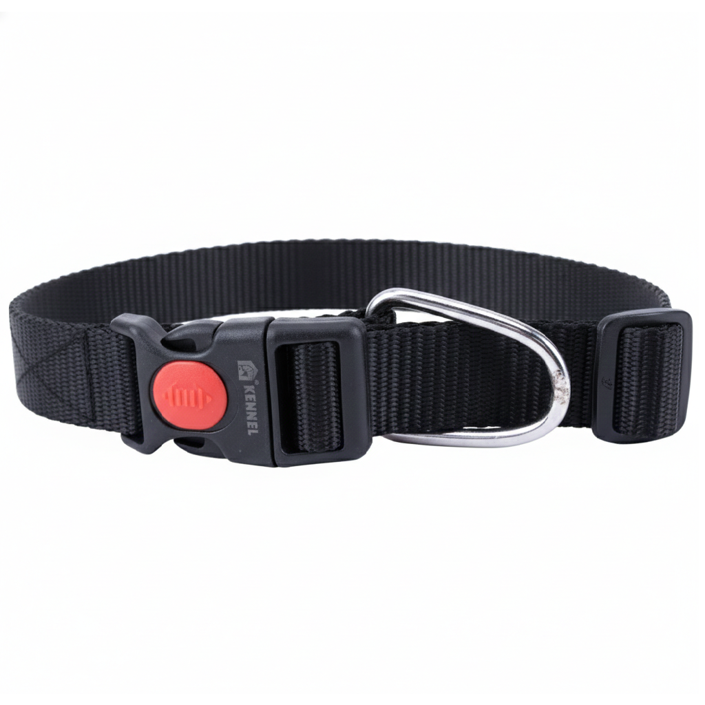 Kennel Soft Nylon Adjustable Click Lock Collar
