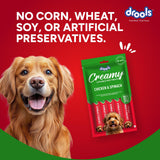 Drools Lickable Chicken & Spinach Dog Treats (Buy 4 Get 1 Free )