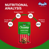 Drools Lickable Chicken & Spinach Dog Treats (Buy 4 Get 1 Free )