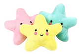 Pets Empire Star Shape Soft Dog Toy (Color May Vary)