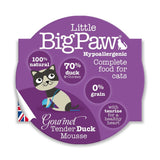 Little Big Paw Gourmet Tender Duck Mousse 85g Cup - Pack Of 8