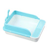 Smarty Pet Cat Litter Tray Sturdy with High Side for Small Animals Bedpan Kitten Toilet