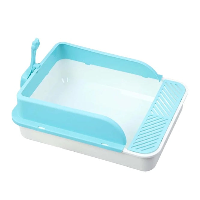 Smarty Pet Cat Litter Tray Sturdy with High Side for Small Animals Bedpan Kitten Toilet