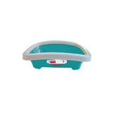 M-Pets Memphis Cat Litter Tray with Rim (Color May Vary)