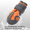 Truelove All Weather Dog Shoes with Best Reflective Straps Set Of 4