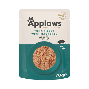 Applaws Tuna Fillet With Mackerel in Jelly Cat Pouch