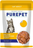 Purepet Real Tuna and Chicken Liver in Gravy Adult Cat