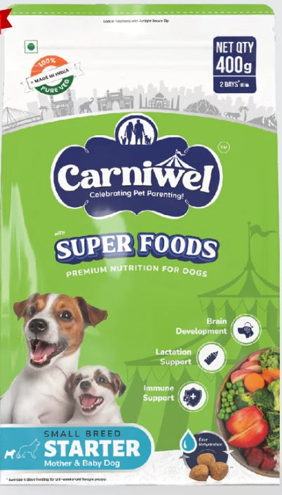 Carniwel Veg Superfoods Starter For Small Breed Mother & Baby Dog Dry Food