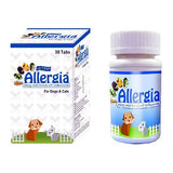 Vetina : Allergia Tablets Allergy Relief Supplement for Dogs & Cats