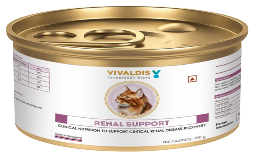 Vivaldis: Veterinary Diets – Renal Support Tin Food for Cats