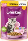 Whiskas Junior Chicken In Gravy Kitten Pouch