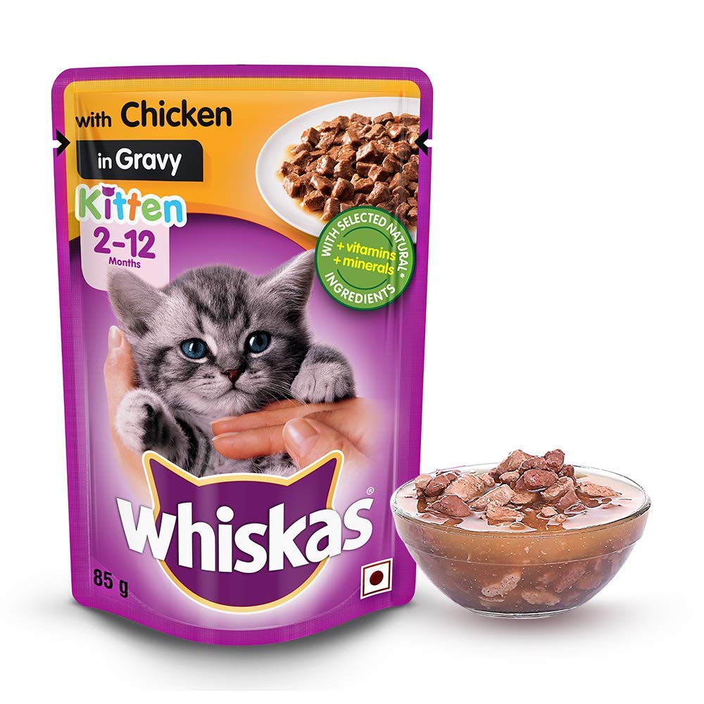 Whiskas Kitten With Chicken In Gravy Pouch