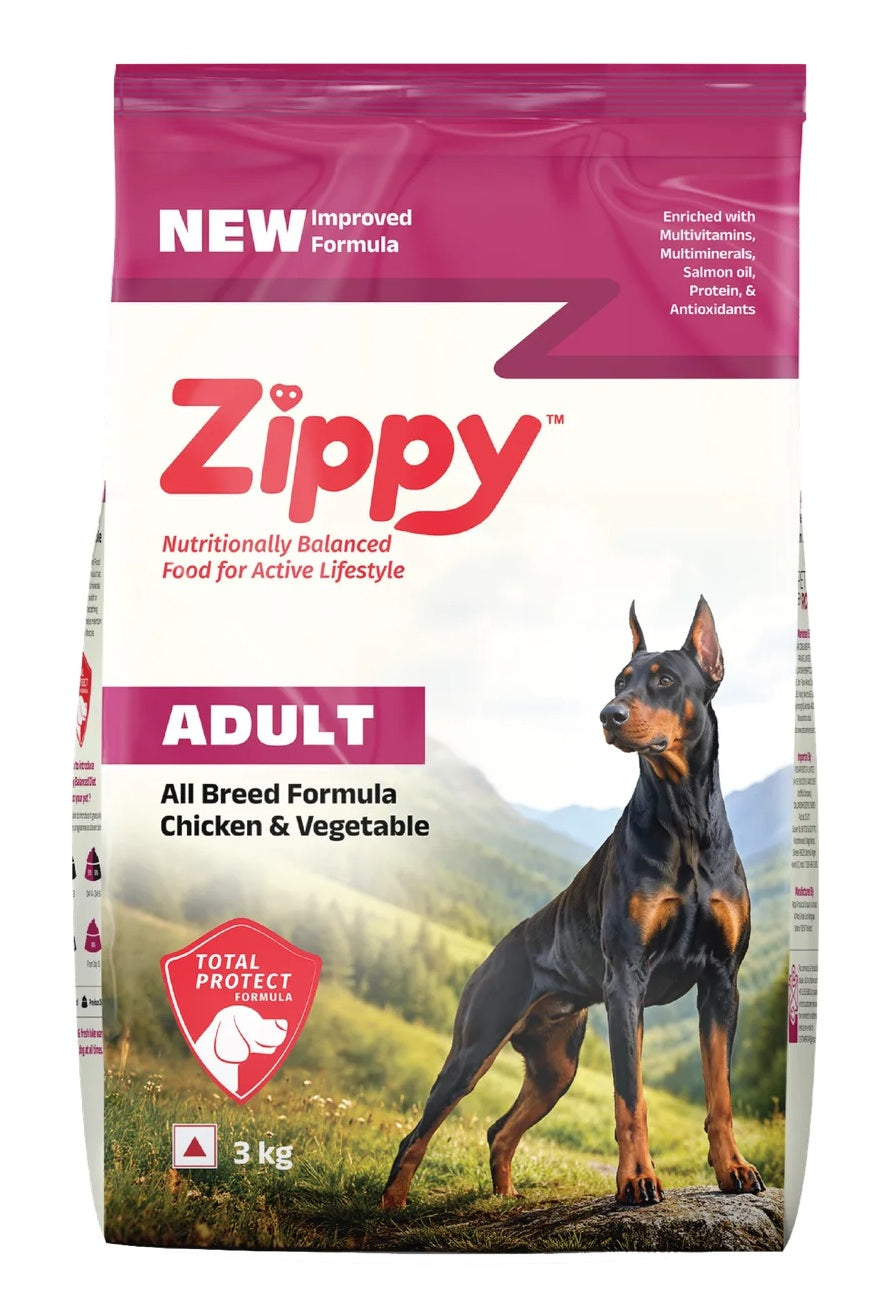 Zippy Adult Chicken And Vegetables All Breed Dog Dry Food