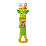 Outward Hound Fire Biterz Zebra Plush Dog Toy - Green
