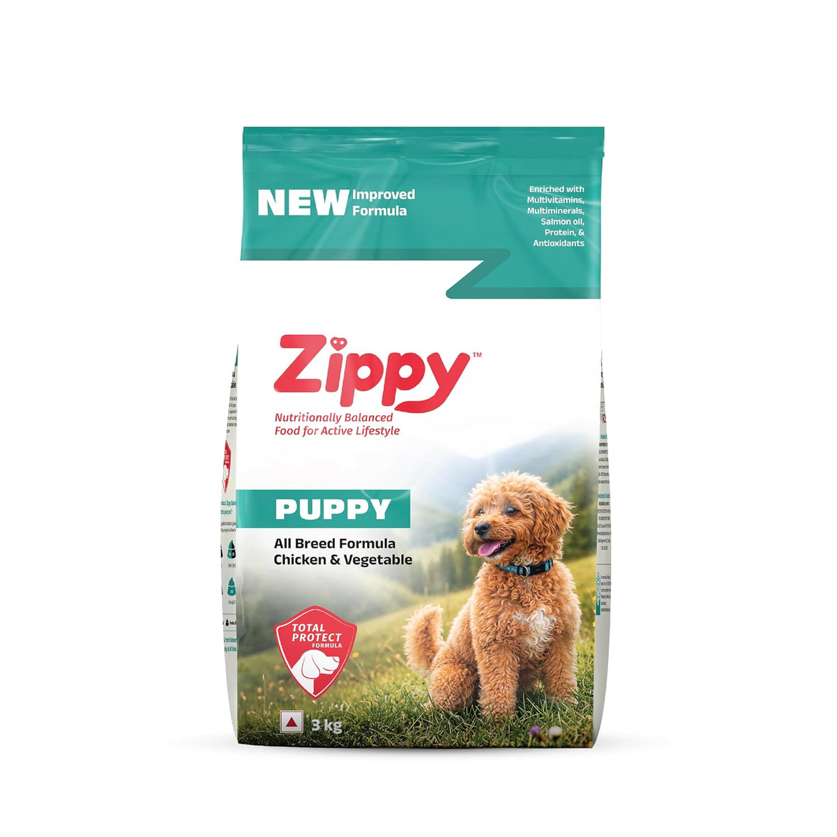 Zippy Puppy Chicken And Vegetables All Breed Dog Dry Food